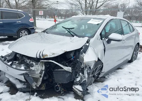 2020 Toyota Corolla Se from USA, damaged, VIN 5YFS4RCE9LP019343